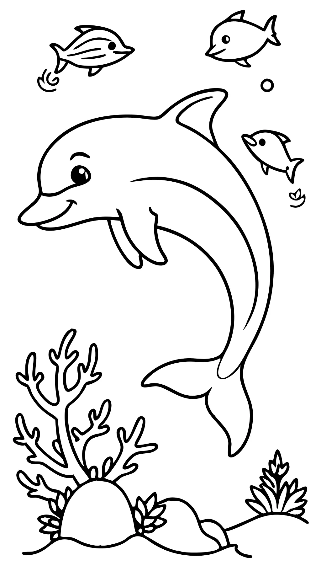 coloriages pour les dauphins